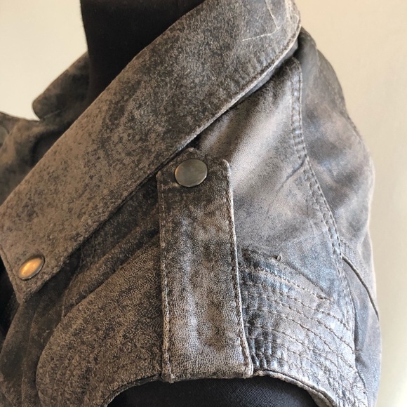 TOPSHOP  Leather Vest - Picture 5 of 6